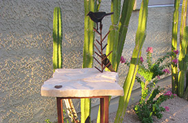 Birds on Williow Table