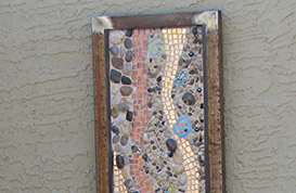 Waterfall wall panel