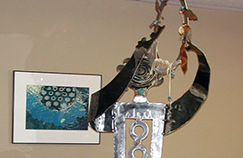 Hoop Dancer with Sun Wheel